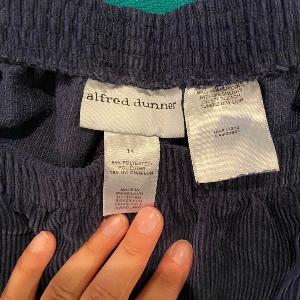 Size 14 wide leg corduroy pants
